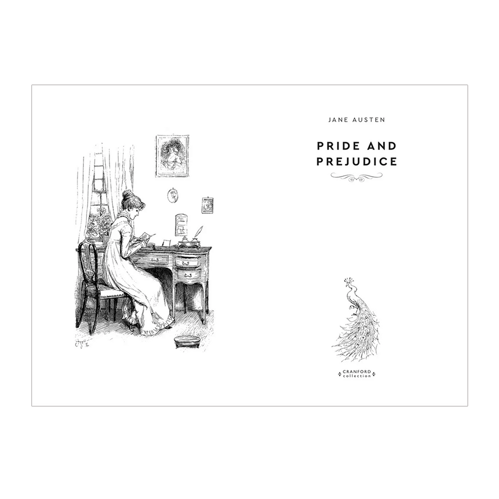 Cranford Sprayed Edges l Pride and Prejudice - Step into Jane Austen’s world of sharp wit, lively social scenes and unforgettable characters with this beautifully crafted classic novel - Now only R329.95