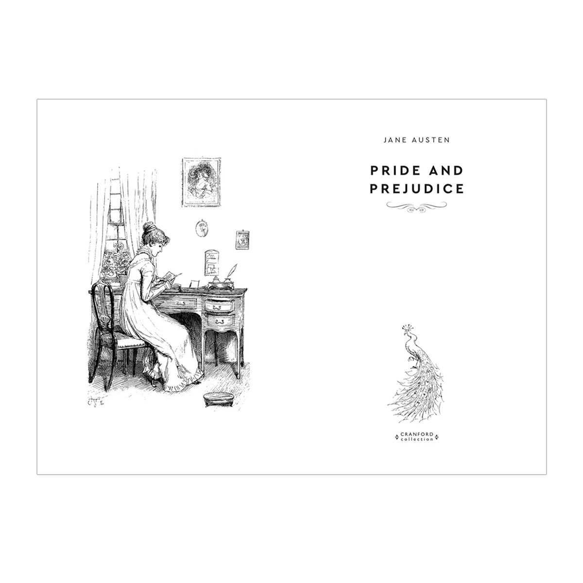 Cranford Sprayed Edges l Pride and Prejudice - Step into Jane Austen’s world of sharp wit, lively social scenes and unforgettable characters with this beautifully crafted classic novel - Now only R329.95