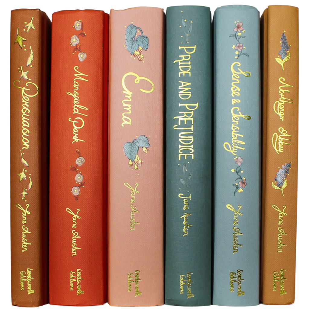 Six of Jane Austen's Wordsworth Collectors Editions: Emma Sense and Sensibility Persuasion Pride and Prejudice Northanger Abbey Mansfield Park - Now Only R1,021.52