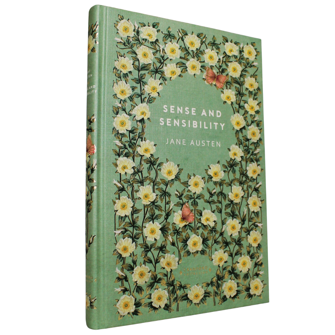 Cranford Sprayed Edges l Sense and Sensibility - Jane Austen. Step into Jane Austen’s world of wit, restraint and emotional complexity with this beautiful classic novel - Now only R329.95